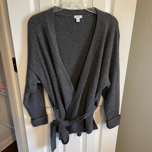 Cuyana Recycled Cashmere Wrap Sweater